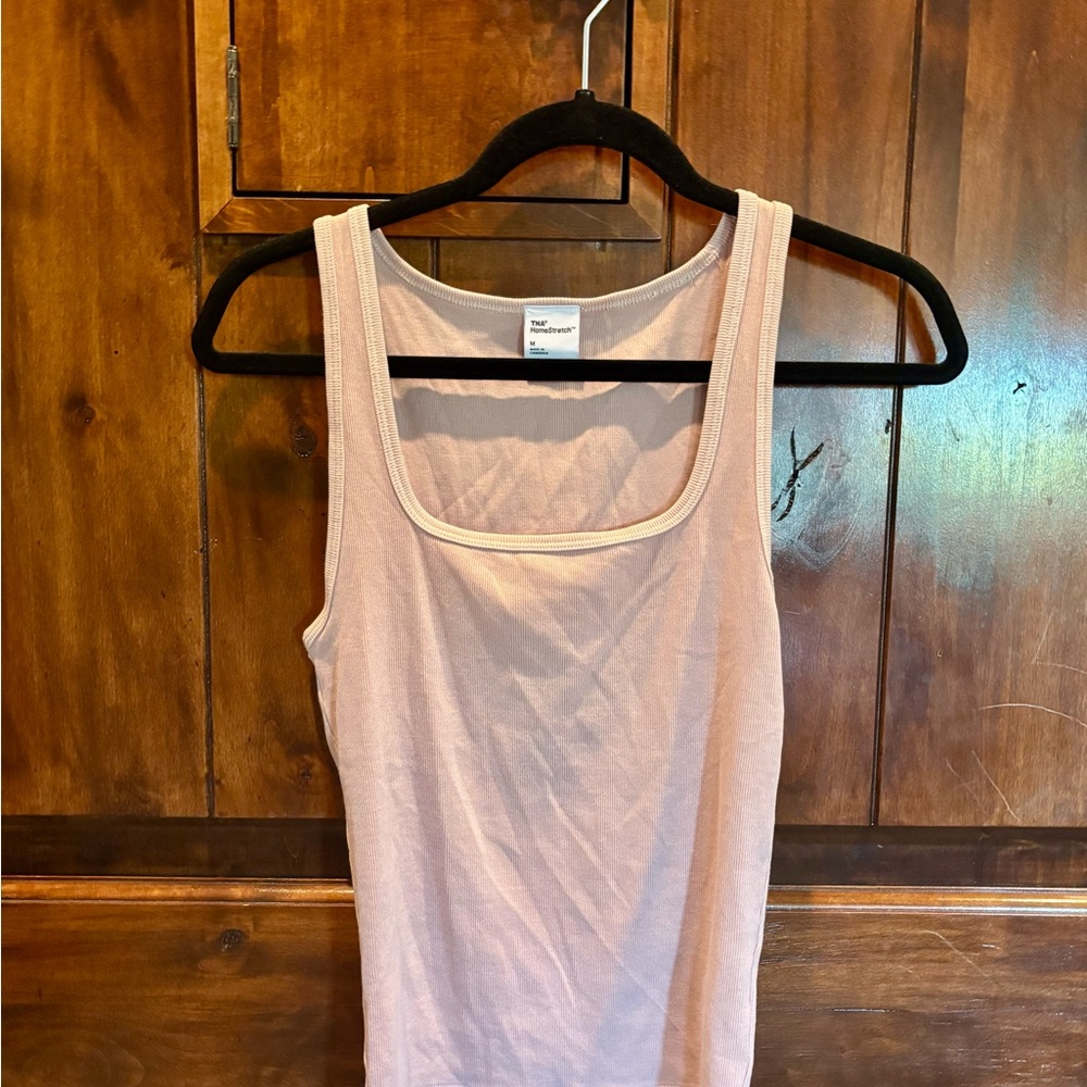 🎀 Aritzia TNA Bow Pink Tank Top